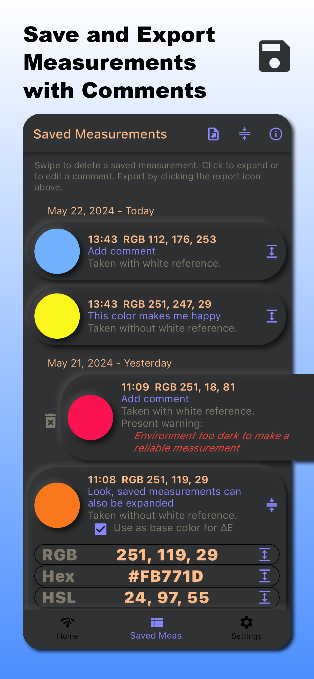 Color Meter Screenshot