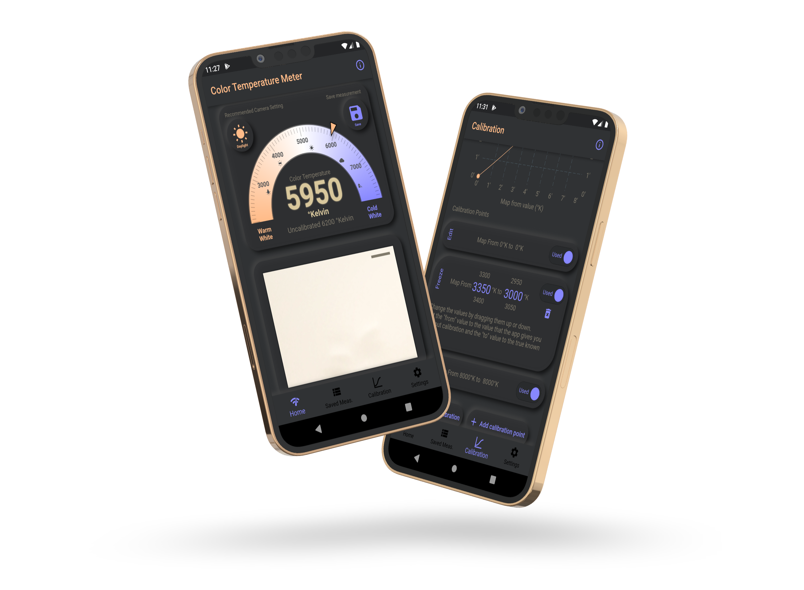 🌡️ Temperatura Colore in Tempo Reale in Kelvin